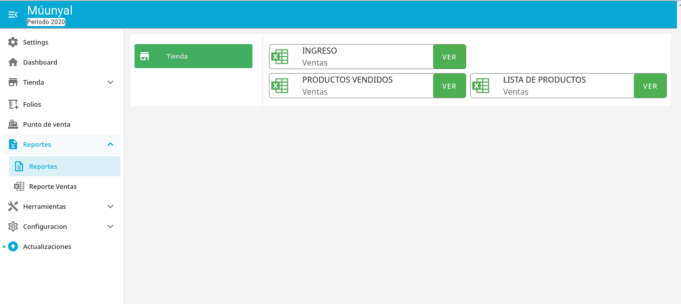 Reportes de ventas