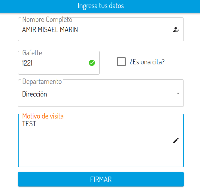 Captura de visitante